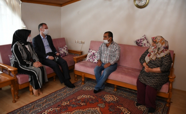 Başkan Taban'dan şehit ailelerine ziyaret