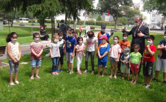 Bursa’da 5-10 yaş aralığı çocuklar için özel maske