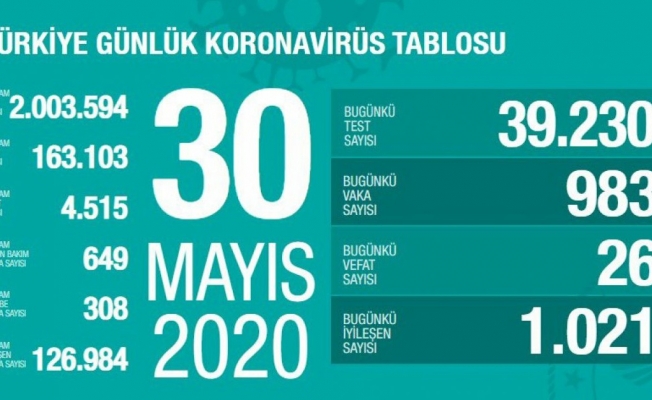 Türkiye'de koronavirüs bilançosu