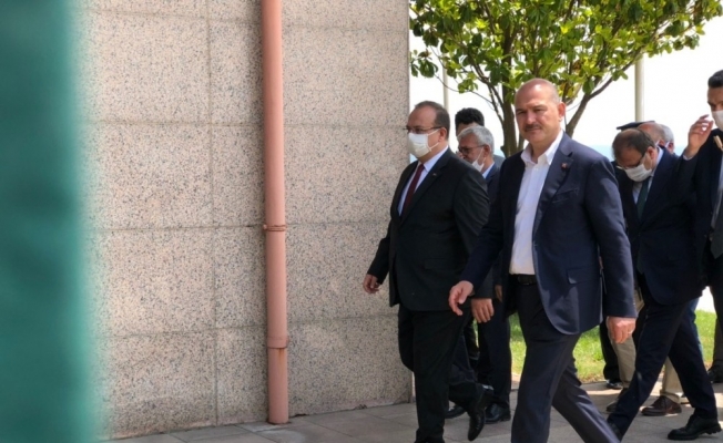 İçişleri Bakanı Soylu şehit cenazesi için Bursa’da