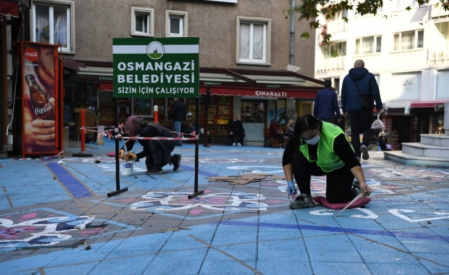 Osmangazi’nin sokakları sanatla buluşuyor