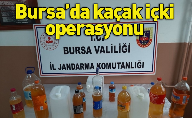 Bursa’da kaçak içki operasyonu: 1 gözaltı
