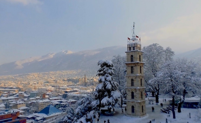 Bursa’da kar başka güzel