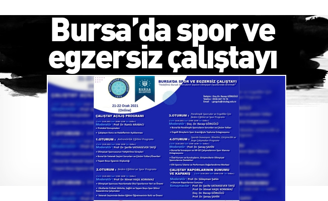 Bursa’da spor ve egzersiz çalıştayı