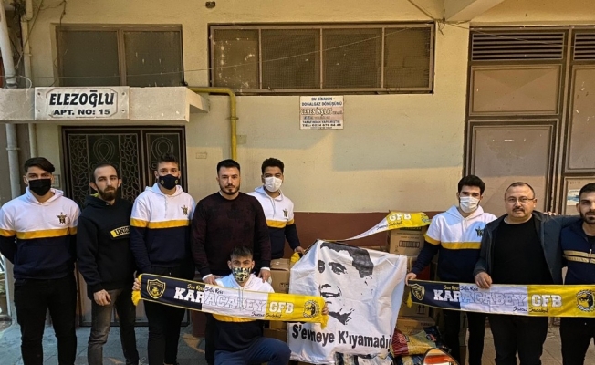 Genç Fenerbahçeliler erzak yardımına devam ediyor