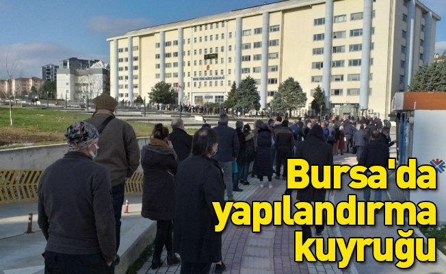 Bursa'da yapılandırma kuyruğu