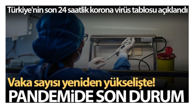 Son 24 saatte korona virüsten 346 kişi hayatını kaybetti