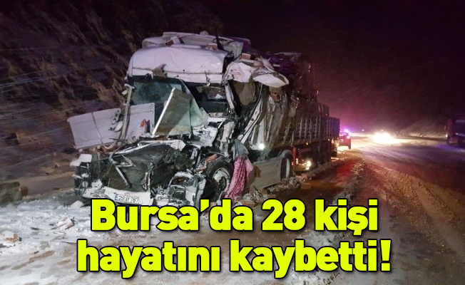 Bursa’da 5 ayda 28 kişi trafik kazasında hayatını kaybetti