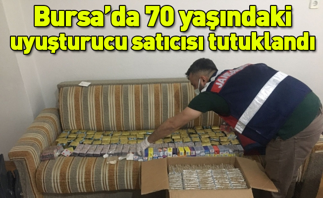 Bursa’da 70 yaşındaki uyuşturucu satıcısı tutuklandı