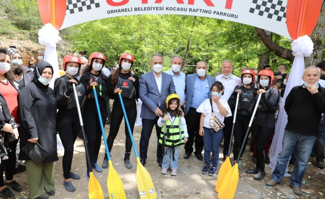 Marmara’nın rafting parkuru Orhaneli’de açıldı