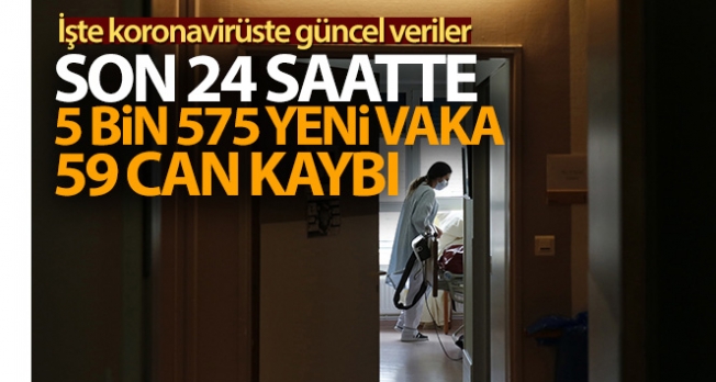 Türkiye'de son 24 saatte 5.575 koronavirüs vakası tespit edildi