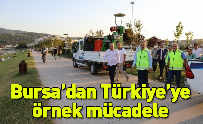Bursa’dan Türkiye’ye örnek mücadele