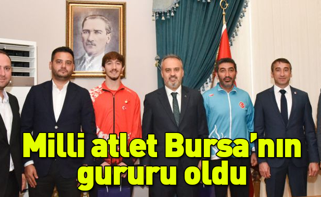 Milli atlet Bursa’nın gururu oldu