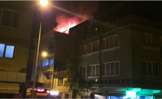Sinanbey Mahallesinde Korkutan Yangın