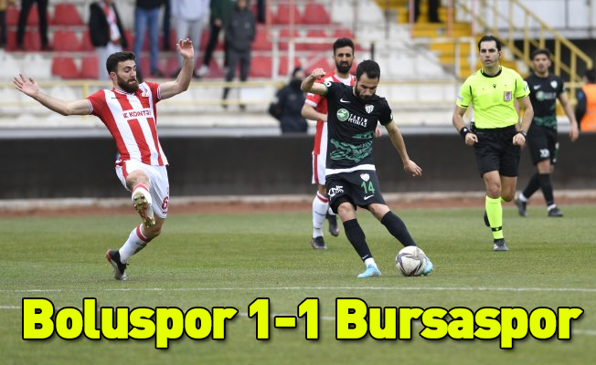 Boluspor 1-1 Bursaspor