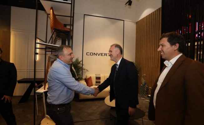 Başkan Taban'dan İstanbul Mobilya Fuarı'nda İnegöl firmalarına ziyaret
