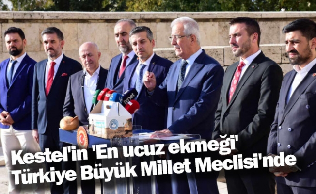 Kestel'in 'En ucuz ekmeği' Türkiye Büyük Millet Meclisi'nde