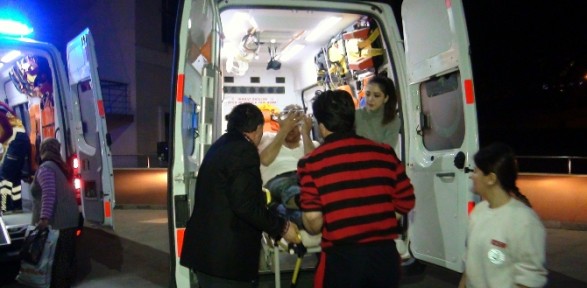 Ambulans şoförü darp edildi