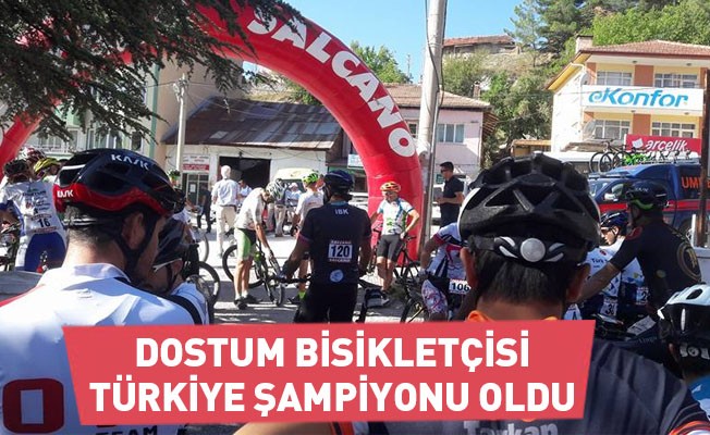 Dostum Bisikletçisi Türkiye Şampiyonu Oldu