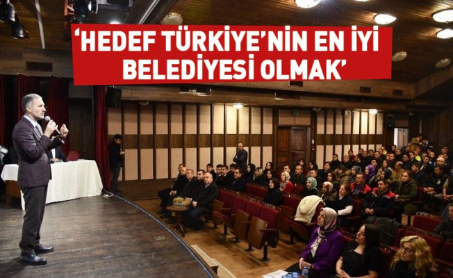 Taban: “Hedef Türkiye’nin en iyi belediyesi olmak”