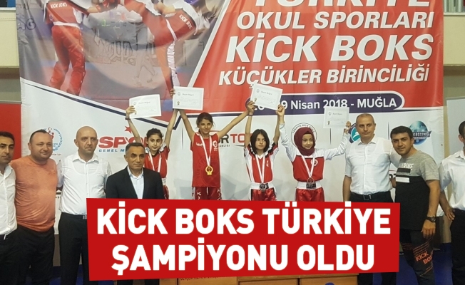 Kick Boks Türkiye Şampiyonu Oldu