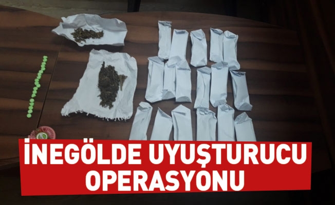 İnegölde uyuşturucu operasyonu: 1 tutuklama