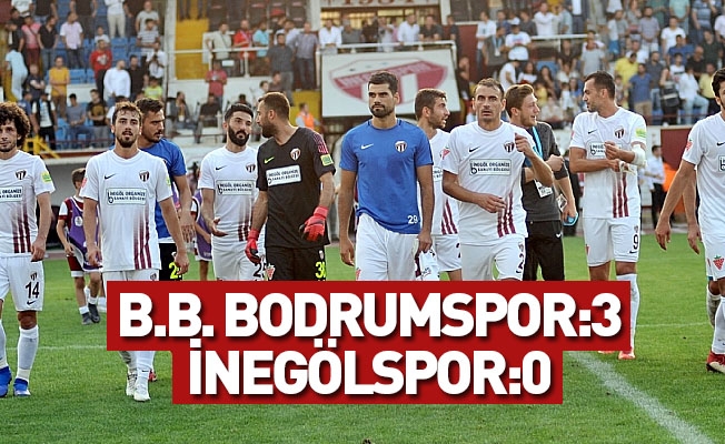 B.B.Bodrumspor 3 - 0 İnegölspor