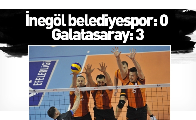İnegöl belediyespor: 0 - Galatasaray: 3
