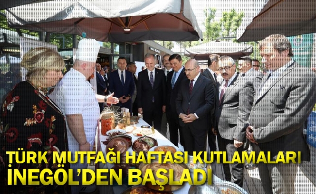 Türk Mutfağı Haftası Kutlamaları İnegöl’den Başladı