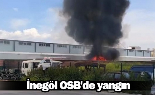 İnegöl OSB'de yangın