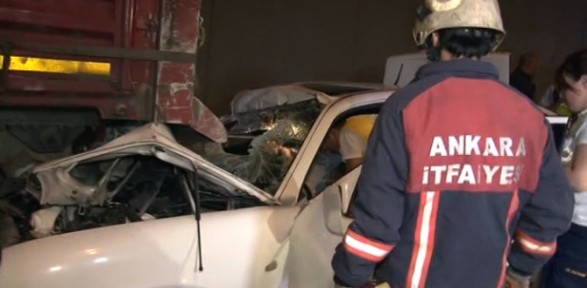 Ankara’da Feci Kaza: 1 ölü, 4 Yaralı