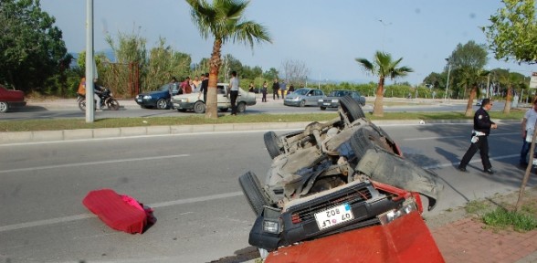 Antalya’da feci kaza