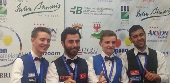 Avrupa 3 Bant Bilardo Şampiyonası’nda büyük başarı