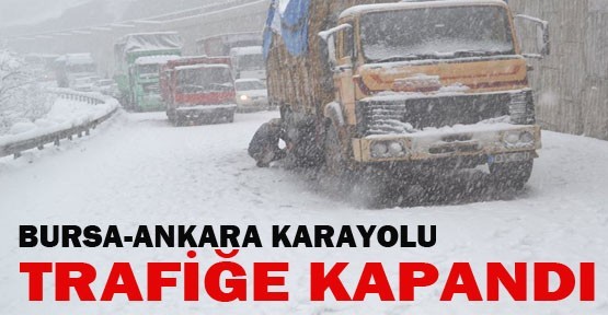 Bursa-Ankara yolu ulaşıma kapandı