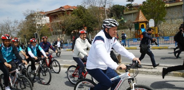 Erdoğan pedal çevirdi