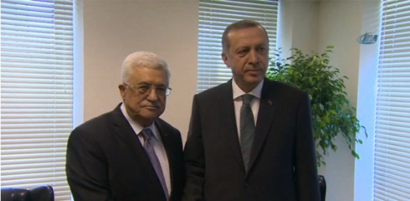 Filistin Devlet Başkanı Abbas Ile Bir Araya Geldi