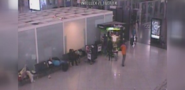 Havalimanındaki çanta Hırsızlığı Kamerada !