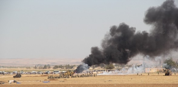 Kobani’ye Geçmek Isteyen Gruba Müdahale