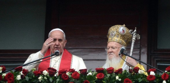 Papa Ortodoks Ayinine Katıldı