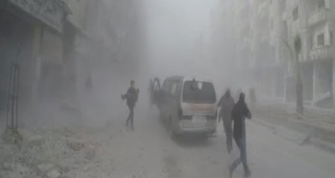 Rusya ve Suriye uçakları Doğu Gota’yı bombaladı: 50 ölü