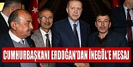 Cumhurbaşkanı Erdoğan'dan İnegöl'e mesaj