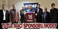 Tuzla maçı sponsoru MODEF