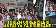 Turizm Öğrencileri Antalya'ya uğurlandı