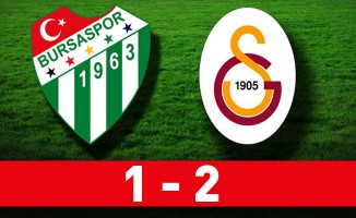 Bursaspor:1- Galatasaray:2