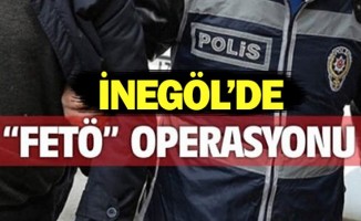 İnegöl'de FETÖ operasyonu 2 gözaltı