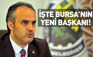 Bursa'nın yeni büyükşehir belediye başkanı Alinur Aktaş oldu