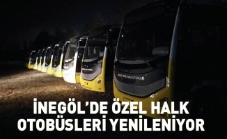 İnegöl'e 110 adet yeni halk otobüsü 
