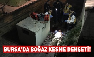 Bursa’da surların dibinde cinayet