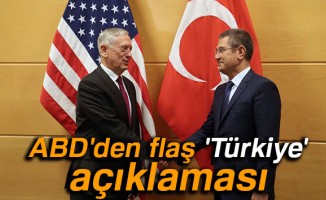 ABD'den flaş 'Türkiye' açıklaması