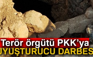 Terör örgütü PKK’ya uyuşturucu darbesi